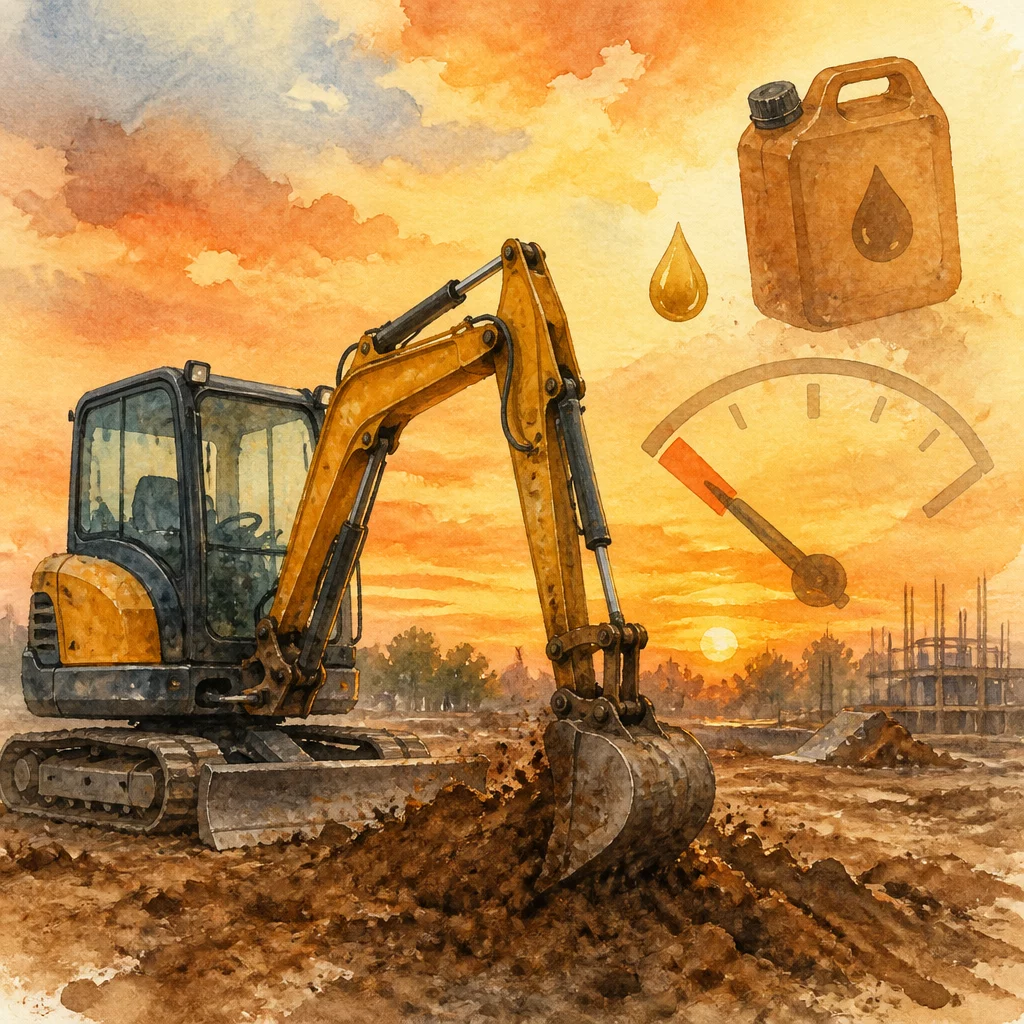 Расход топлива экскаватора Doosan: нормы по моделям